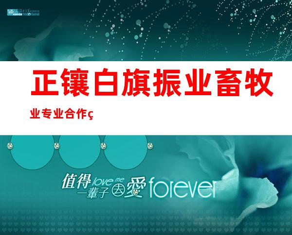 正镶白旗振业畜牧业专业合作社