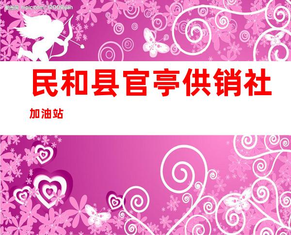民和县官亭供销社加油站