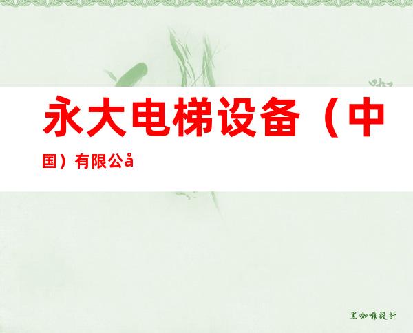 永大电梯设备（中国）有限公司宁夏分公司