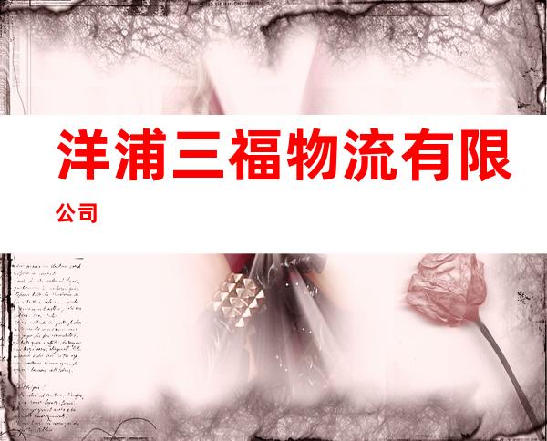 洋浦三福物流有限公司