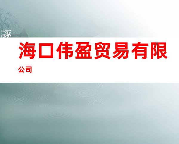 海口伟盈贸易有限公司