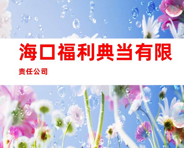 海口福利典当有限责任公司