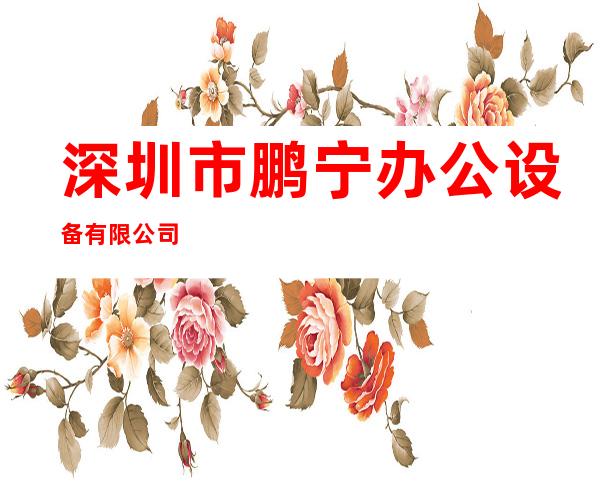 深圳市鹏宁办公设备有限公司