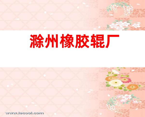 滁州橡胶辊厂