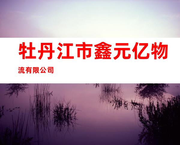 牡丹江市鑫元亿物流有限公司