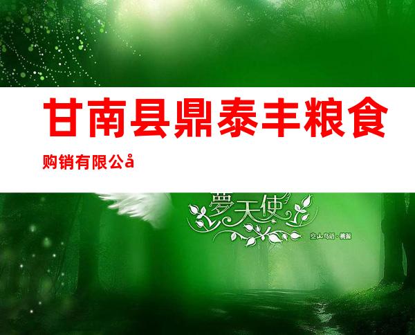 甘南县鼎泰丰粮食购销有限公司