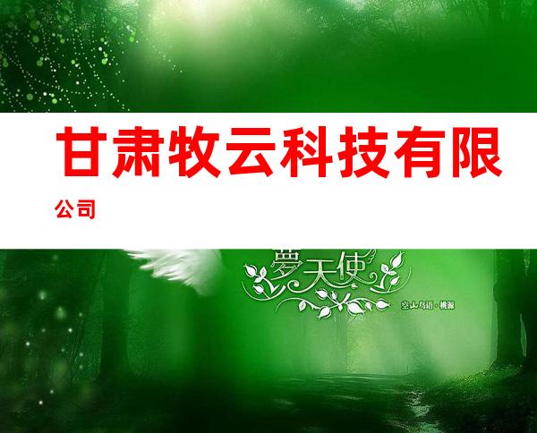 甘肃牧云科技有限公司