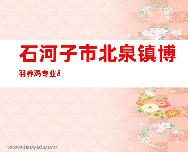 石河子市北泉镇博羽养鸡专业合作社