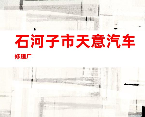 石河子市天意汽车修理厂