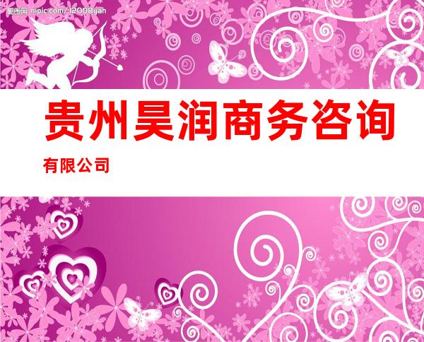 贵州昊润商务咨询有限公司
