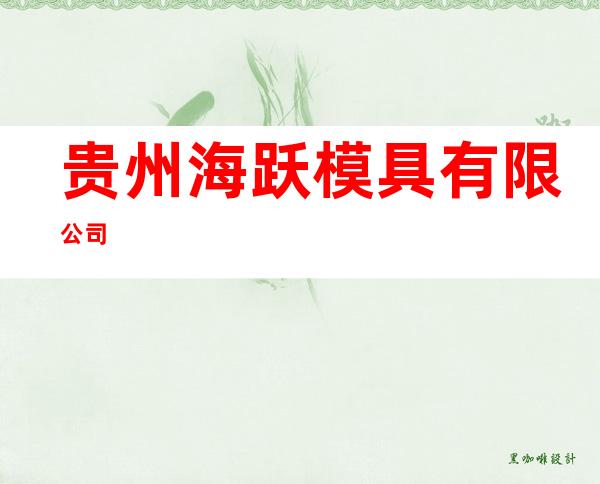 贵州海跃模具有限公司