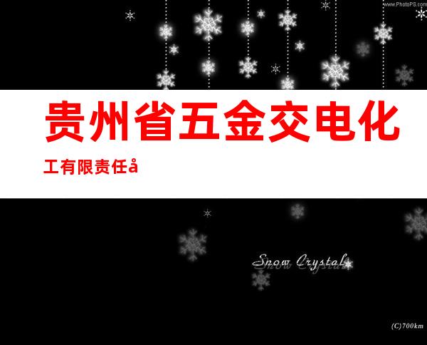 贵州省五金交电化工有限责任公司