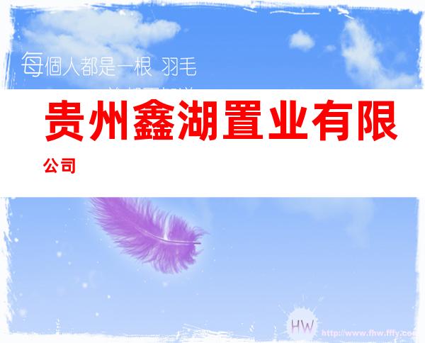 贵州鑫湖置业有限公司