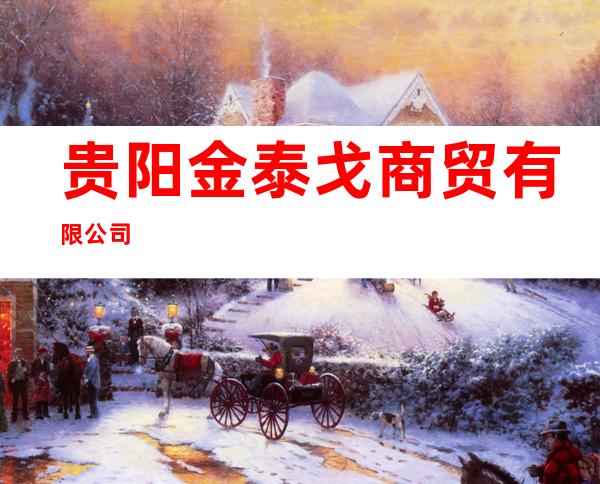 贵阳金泰戈商贸有限公司