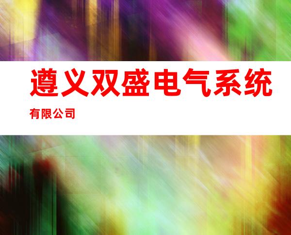 遵义双盛电气系统有限公司