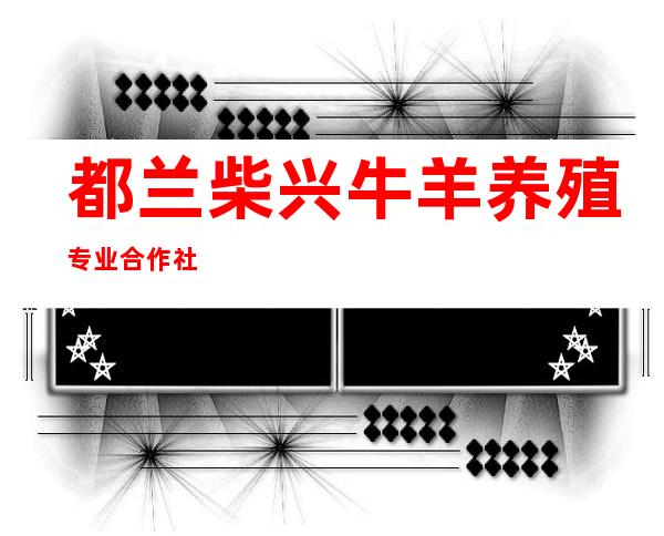 都兰柴兴牛羊养殖专业合作社