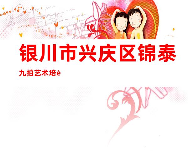 银川市兴庆区锦泰九拍艺术培训中心有限公司