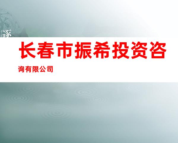 长春市振希投资咨询有限公司
