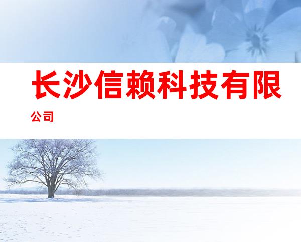 长沙信赖科技有限公司