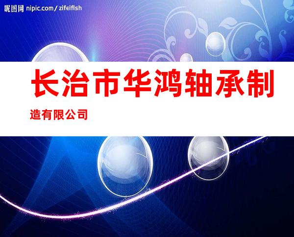 长治市华鸿轴承制造有限公司