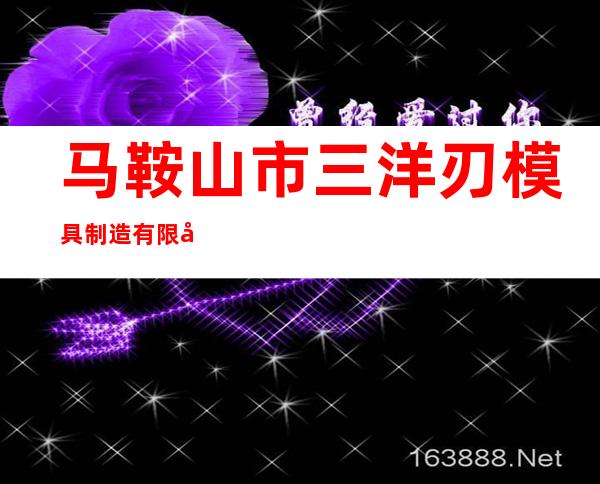 马鞍山市三洋刃模具制造有限公司