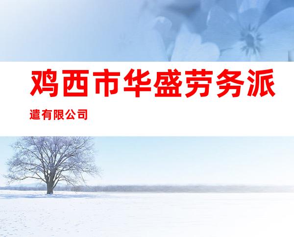 鸡西市华盛劳务派遣有限公司