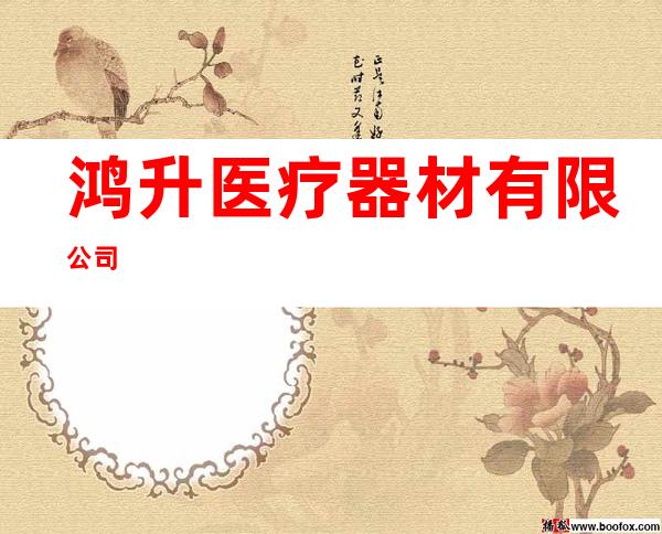 鸿升医疗器材有限公司