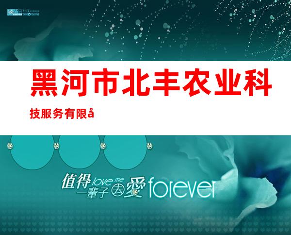 黑河市北丰农业科技服务有限公司