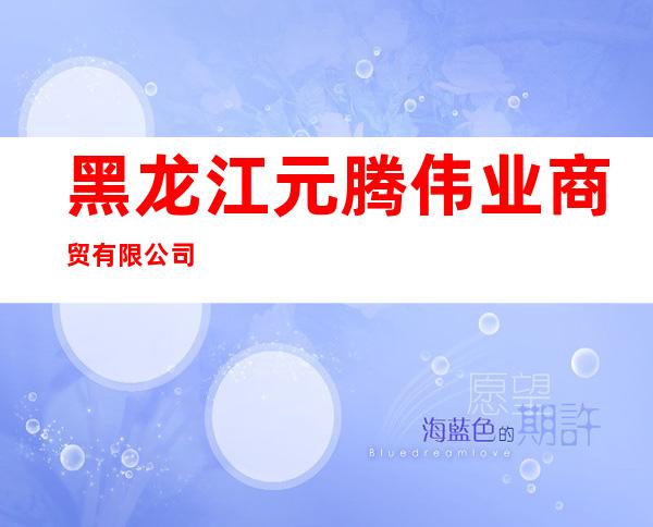 黑龙江元腾伟业商贸有限公司