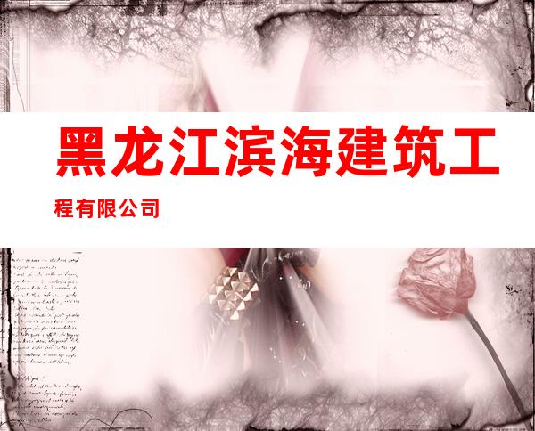 黑龙江滨海建筑工程有限公司