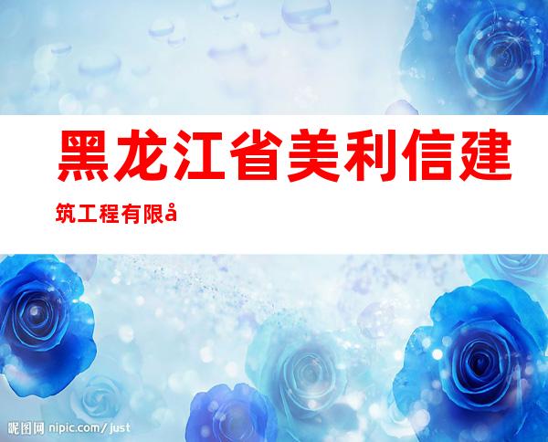 黑龙江省美利信建筑工程有限公司